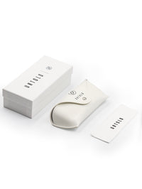 Thumbnail for White box and sunglasses packaging with 'UNTOLD' branding on a white background