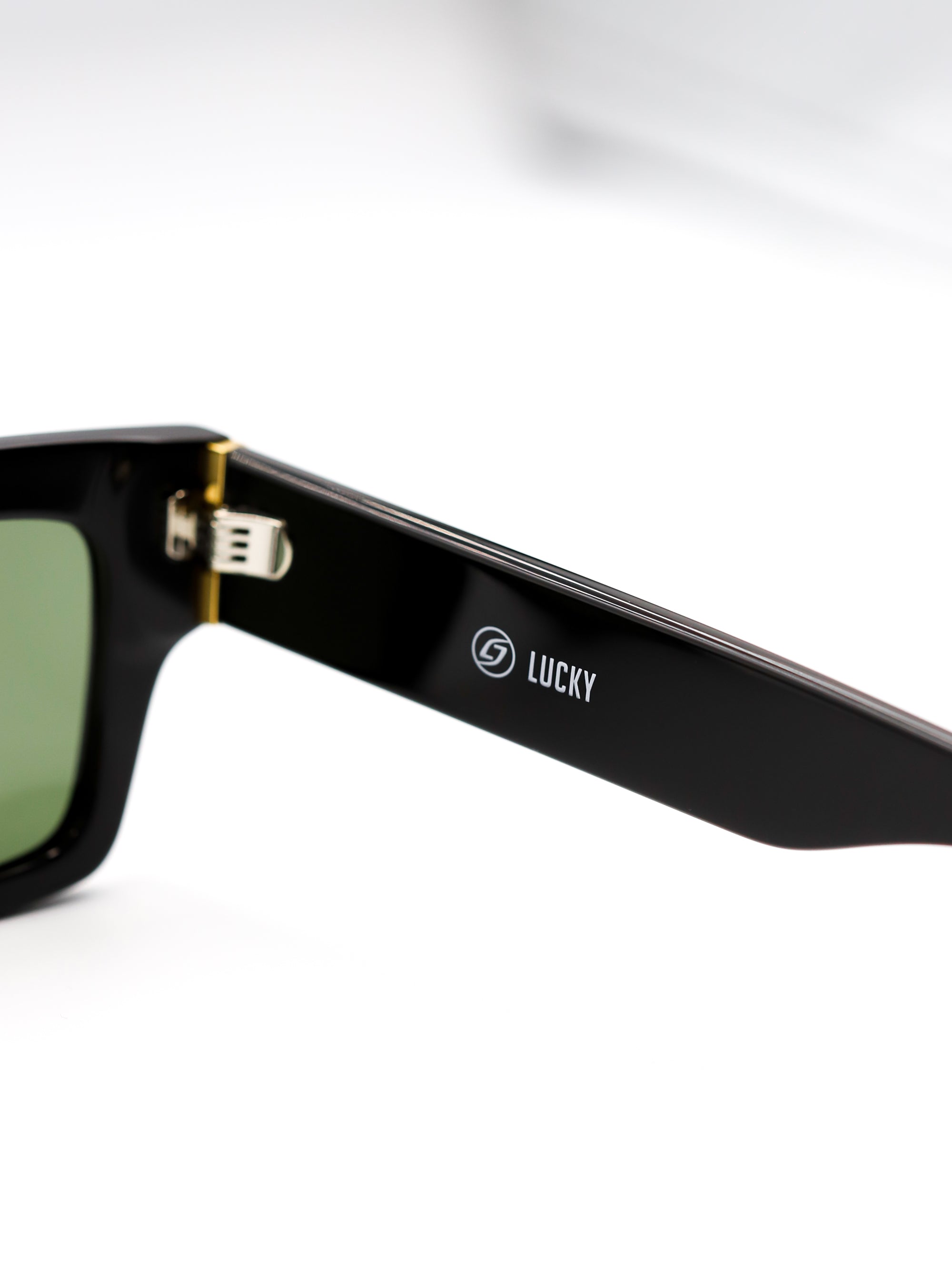 Lentes de Sol Lucky Black by Luis Jara - Filtro UV400 - Acetato