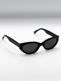 Thumbnail for Black sunglasses on a gradient gray background