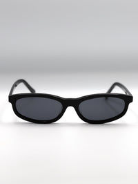 Thumbnail for Black sunglasses on a light gray background