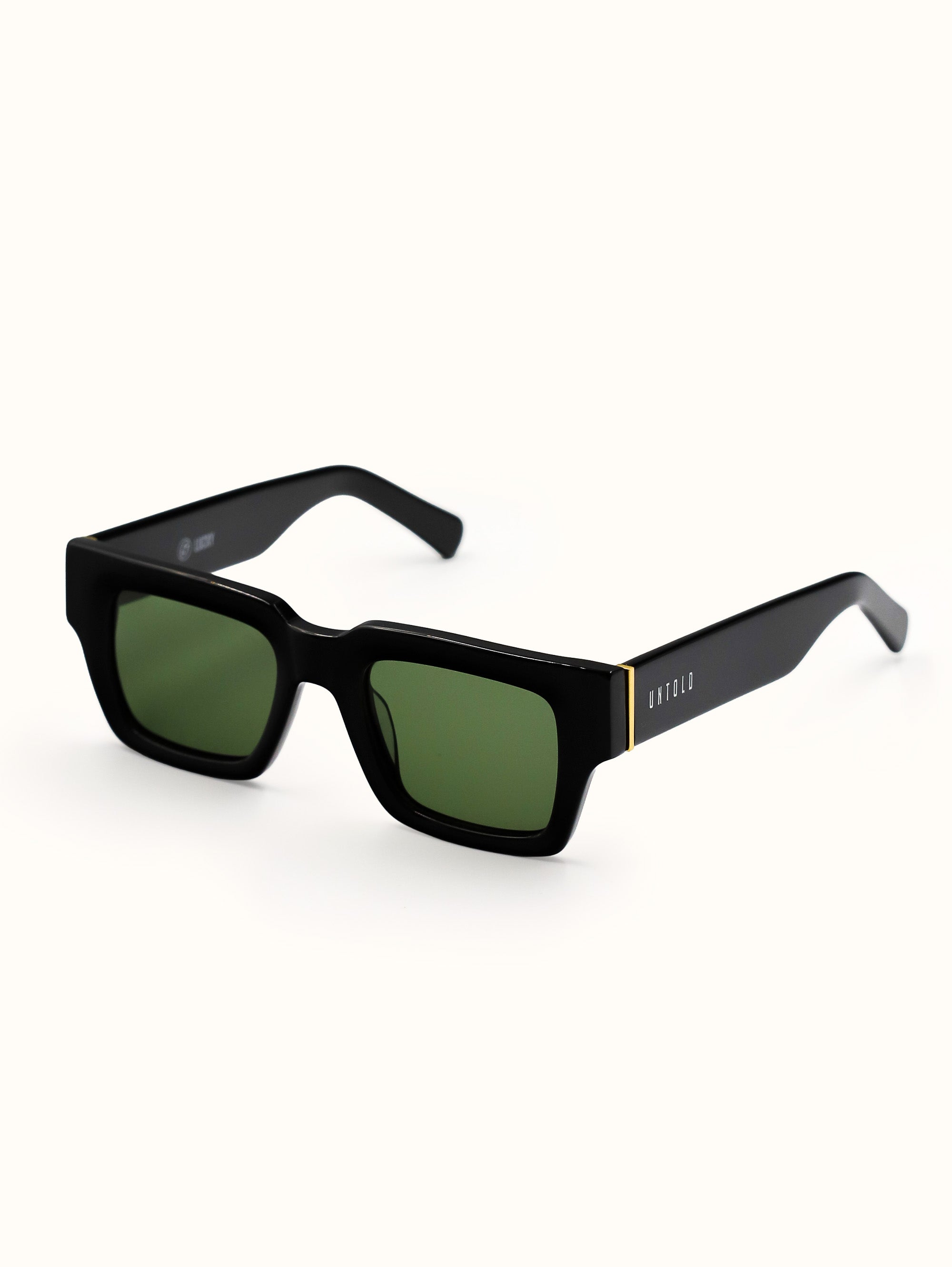 Lentes de Sol Lucky Black by Luis Jara - Filtro UV400 - Acetato